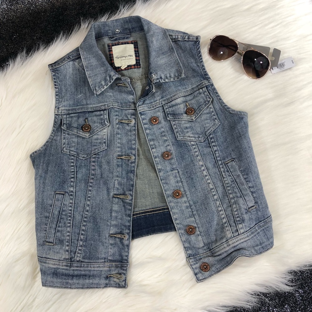 Heritage denim vest
